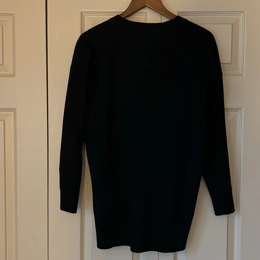 J. Crew Long Black Cardigan Size XS Thick Soft